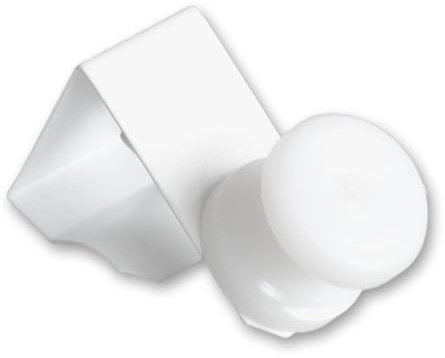 Dekohaken Fensterhaken Fensterklipp für Ihre Fensterdekoration, Traumfänger, Suncatcher uvm., Befestigung ohne Bohren und ohne Kleben (4 Stück, 21-25 mm Klemmbereich)
