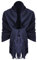 Van Der Rich ® - Eleganter einfarbiger Schal aus Wolle mit Fransen Warm und weich - Damen (Uni Navy)