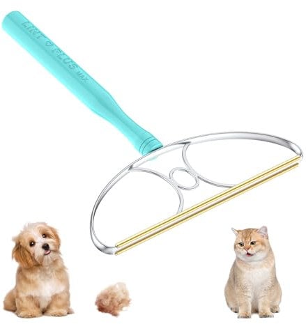 LINTPLUS Großer Tierhaarentferner – 2X Größe für 2X Geschwindigkeit – Wiederverwendbarer Fusselentferner für Teppiche, Möbel, Automatten & mehr – Entfernt effektiv Hunde- & Katzenhaare