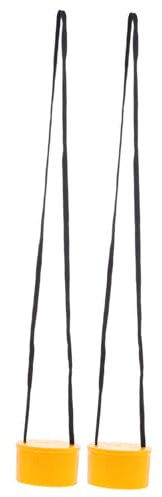 TOYANDONA 1paire Stilts Plastique Épais pour Garçon Fille Jouet Entraînement à Équilibre pour Garçons Et Filles Jaune