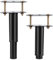 KYYLZ 2er Möbelfüße Set, 25cm-42cm Einziehbar Bettfüße, Möbelfüße Metall Stützfuss für Bett Mittelbalken Verstellbare möbelfüße für Möbel Sofa Bett Schrank Kabinett Bettgestell