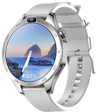 CraftNestUK 4G LTE Navigazione GPS satellitare X-11 Android Smartwatch 1.85 pollici schermo APP Download batteria 1380 mAh doppia fotocamera (RAM nera 4GB ROM 64GB)