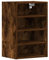 vidaXL Armario Colgante Madera ingeniería Roble Ahumado 40x29,5x60 cm, Armario de Cocina, Armario, Armario de Pared, Armario de Almacenamiento