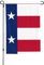 Drapeau du Texas double face durable 71,1 x 101,6 cm pour décoration saisonnière
