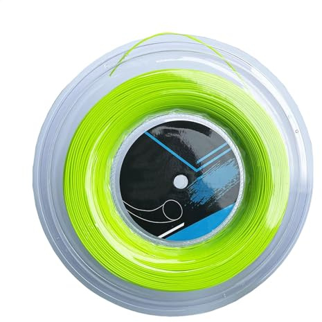 Pzuryhg Tennissaite, 200 m, hochfeste, stoßdämpfende Saite, stabile Schlägerauflage, präzise Kontrolle und Leistungssteigerung, für Wettkampf, Training, Ballspiele, 23 x 23 x 4 cm