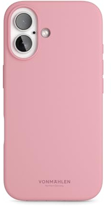 VONMÄHLEN Soft Silicone Case Kompatibel mit iPhone 16 & MagSafe - Weiche Silikonhandyhülle aus recycelten Materialien - Handyhülle mit Mikrofaserfutter und Kamera-Displayschutz