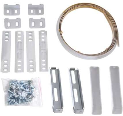 Genuine Cupboard Panel Mounting Bracket Hinge Set Compatible with MONTPELLIER Integrated Fridge Freezer Door Fixing Kit – 4307640200