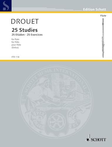 25 Etüden: Flöte. (Edition Schott)