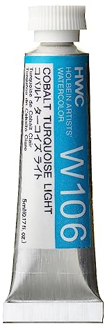 Holbein Watercolour : 5ml Tube COBALT TURQUOISE LIGHT