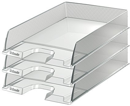 Esselte 623603 Vaschette Europost Vivida Glass Clear, 10er Pack
