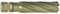 Karnasch 201670095 Kernbohrer, harter Linie, 80 mm lang, Kernbohrer (Schnell-in-Schaft)