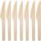 MATANA - 200 Coltelli in Legno Ecologici 16 cm - Biodegradabili e Compostabili - Set di Posate in Legno Perfetto per Feste, Matrimoni, Picnic