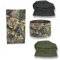 Martinez Albainox 3er Pack Tube Schlauchschal Halstuch Halswärmer Neckwarmer Camouflage, Schwarz, Grün