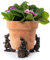 Potty Feet Beatrix Potter Peter Rabbit Figures Plant Pot Feet - Planter Support - Handmade Decorative Ornaments - 3pcs