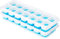 Eiswürfelform, Airabc 2er Pack Eiswürfelform Silikon Mit Deckelm, Platzsparend und stapelbar Ice Tray Ice Cube, LFGB Zertifiziert und BPA Frei Quadratische Eiswürfelschalen einfach Herauszunehmen