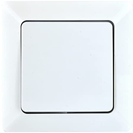 HEITECH Wechselschalter UP mit Rahmen, 250AC, 10 A IP20 VDE CE