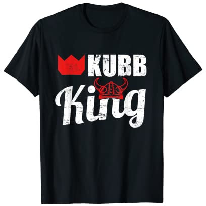 Kubb König Wikinger Schach King Wikingerschach T-Shirt