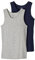 Jungen Nkmtank Top 2p Noos, Grey Melange /Pack:w/ Dark Sapphire, 110 EU