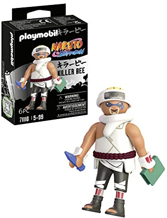 Playmobil 71116 Naruto: Killer B Figure Set, Naruto Shippuden Anime Collectors Figure, Playset Suitable for Children and fans 5+ years