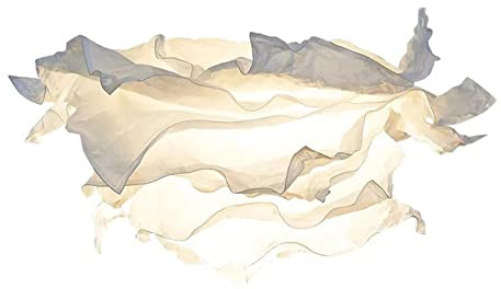 F Fityle Kreativer Lampenschirm aus Papier, Lichtabdeckung, Kronleuchter, Dekoration, Lampenschirm in Blumenform für Wohnzimmer, Teehaus, Küche, Insel, l