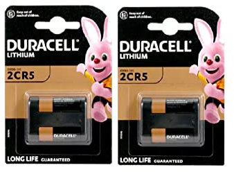 2X Duracell 245 2CR5 Lithium (2 Blister Packs of 1 Battery) 2 Batteries