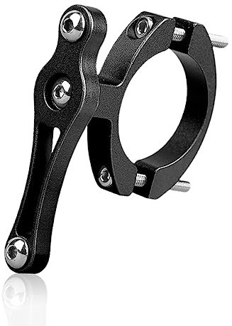 YATEICBC- 1 Pcs Flaschenhalteradapter, Aluminium Universal Fahrradkäfig Getränkehalter verstellbar Lenkerkäfigbefestigung Fahrrad Ersatz Flaschenhalter, Sattelstützen Lenkerhalterung, schwarz