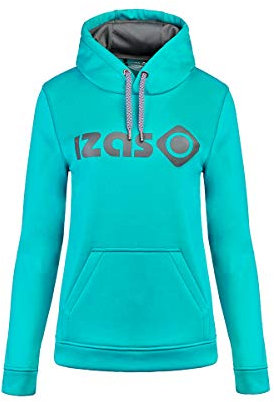 Izas - Sudadera con Capucha para Mujer - Sudadera de Mujer con Capucha Ajustable con Cordones - para Trekking y Ambiente Urbano - Duero V3 en Color Verde Agua - Talla 2XL