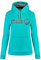 Izas - Sudadera con Capucha para Mujer - Sudadera de Mujer con Capucha Ajustable con Cordones - para Trekking y Ambiente Urbano - Duero V3 en Color Verde Agua - Talla 2XL