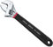 ZKH 200mm Schraubenschlüssel,Verstellbarer Rollgabelschlüssel Adjustable Wrench Einmaulschlüssel aus Chrom-Vanadium Stahl(Max.24mm Maulweite)