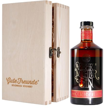 Michlers Crimson Gin mit Geschenk-Holzkiste