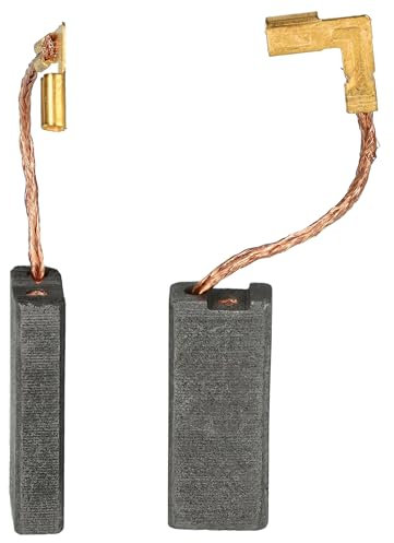 vhbw 2x balais de charbon 24,5 x 10 x 4,9 mm remplace Festool 488134 pour outil électrique, scie circulaire sur table