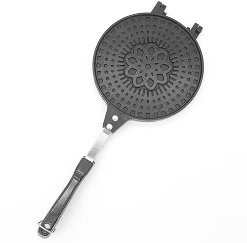 TAMUME Cone Waffle Maker, Ice Cream Cone and Egg Roll Maker with Non-Stick Floral Pattern Molds