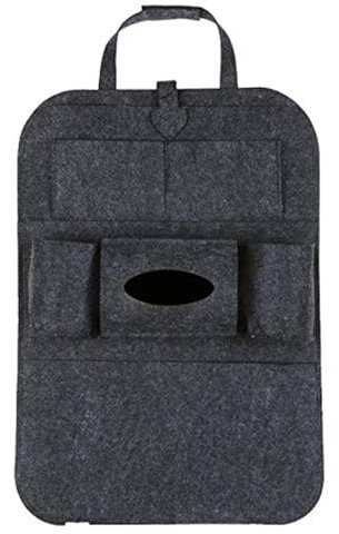 arzarf Autositz Organizer, für VW T-Cross T-ROC T-ROC Sport Caravelle Sharan 2000-2023 2024 Rückenlehnenschutz Auto Autositzschoner Autositz Zurück mit große Aufbewahrungstasche,A