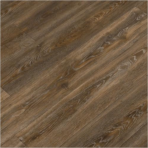 HORI Klick Hartvinylboden aus hochwertigem SPC ohne PVC, Cairns, natürliche Landhausdiele, 1,768 m², Trittschalldämmung, wasserfest, pflegeleicht und strapazierfähig