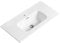 Lavabo ad Incasso in Ceramica Bianco Lucido Rettangolare per Mobili Bagno (91x46 cm)