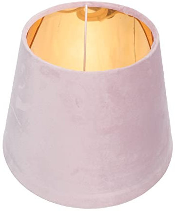 jojofuny Lampenfuß Mit Samt-lampenschirm Dekorativer Lampenschirm Für Tisch Stehlampen Rosa Und Gold Für Wohnzimmer Und Schlafzimmer