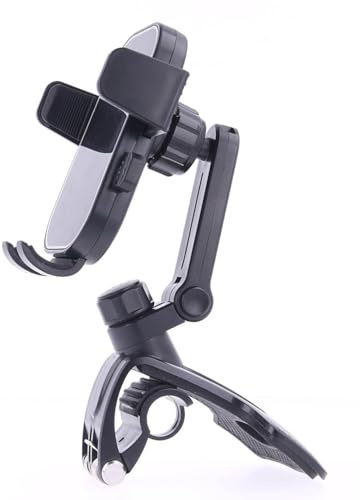 REY Soporte Móvil Universal con Pinza para Cuadro de Instrumentos Coche, Brazo Ajustable