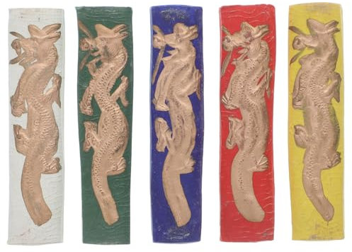 BELLIFFY 5stücke Japanische Kalligraphie-tinte Handgemacht Traditionell Für Malen Zeichnen Kunst Schreiben Kalligrafie-zubehör Natürliches Pigment Schwarze Tinte Tintenblock