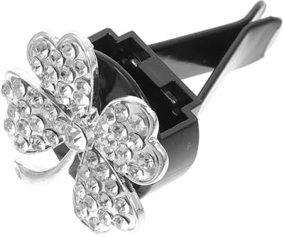 Lüftungsschlitzclip Auto Metall Kristall Dekoration Silber Duftclip
