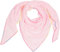 Caspar Damen Dreieckstuch Musselin Schal XXL aus Baumwolle hautfreundlich für die Übergangszeit mit Neon Overlook Rand - Premium Qualität - SC545, Farbe:rosa