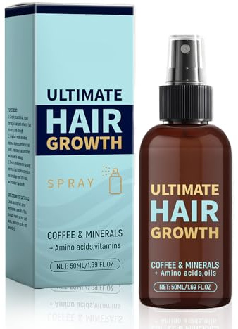 Haarwachstum Serum Spray 50ml,Hair Growth Spray,Haarwachstumspray für Frauen & Männer,Natürlich Haarwachstum beschleunigen,mit Mineralien,Caffein & Biotin Haare stärken - Für Dichteres,Volleres Haar