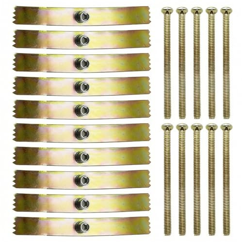 10 Pairs Electrical Back Box Repair Kit, 86-Type Switch Wall Box Repair Tools for Fixing Cable Junction Boxes and Securing Socket Base Boxes