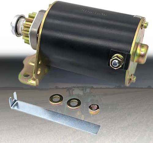 SincigAG Anlasser 14 Zähne Starter Motor Rasenmäher Traktor Ersatzteil kompatibel mit Briggs & Stratton 693551 593934 283707