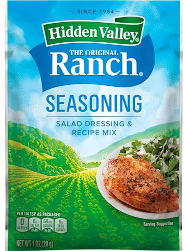 Hidden Valley Original Ranch Salad Dressing and Seasoning Mix, 1.0 Ounce (Pack of 24)