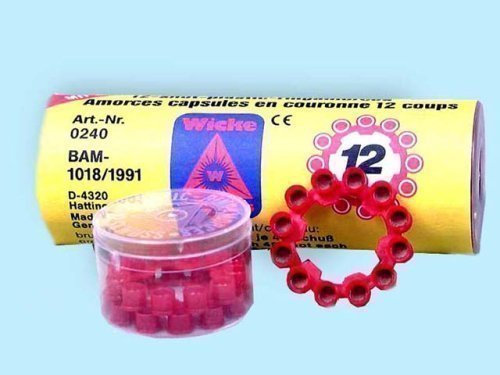 Sohni-Wicke 2400 Caps for 12 Shot Revolver Guns - Toy Gun - Children's Toy - Unisex - Red - Birthday