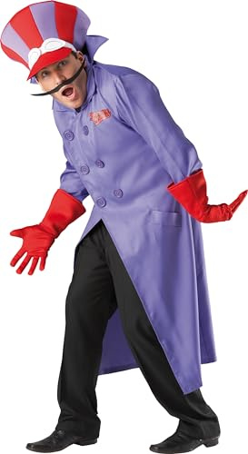 Rubie's Official Dick Dastardly, Adult Fancy Dress.