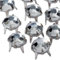 Prym Rivets with Rhinestones, Silver, Strass, 7mm, silber, 12 Stück