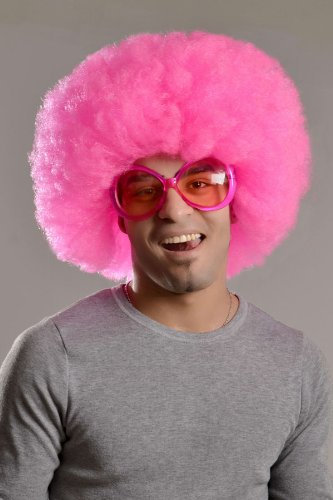 TH-MP Afro Perücke rosa pink Afroperücke Unisex TOP QUALITÄT