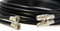 RosenetSys BLACK 5m Satellite Extension Cable, Twin Coaxial, UK Digital 4K Ultra HD - suitable for Sky Q, Sky HD and Sky+ and Freesat (Black, 5m)