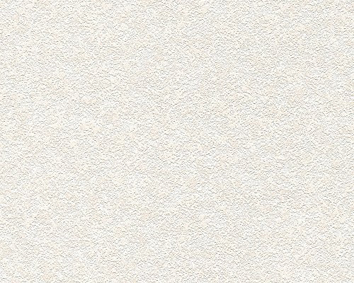 A.S. Création Profil-Tapete Beige, Weiß 504319